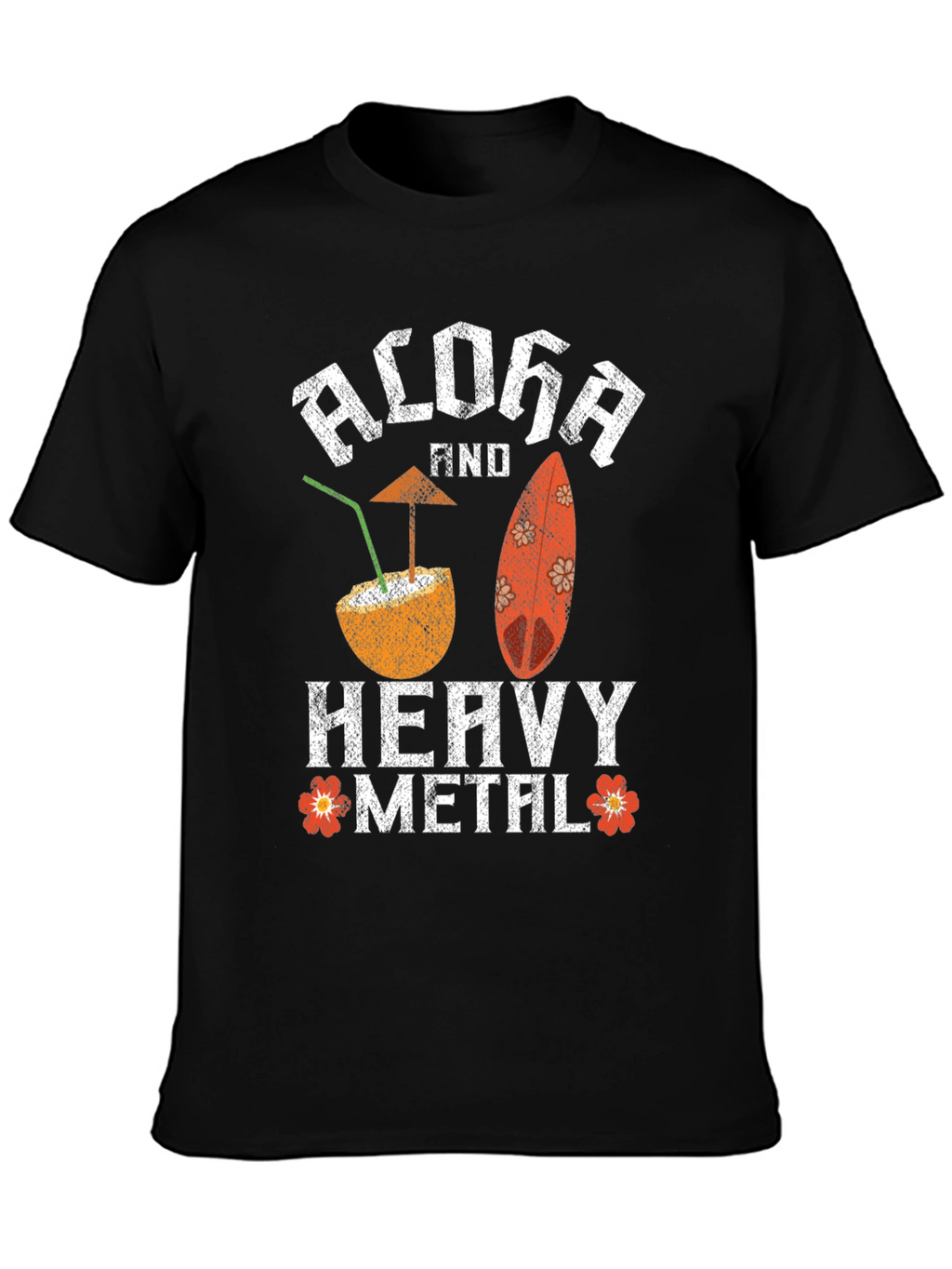 Aloha Heavy Metal T-Shirt - Beach Rocker Tee
