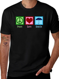 Peace Love Seattle Graphic T-Shirt