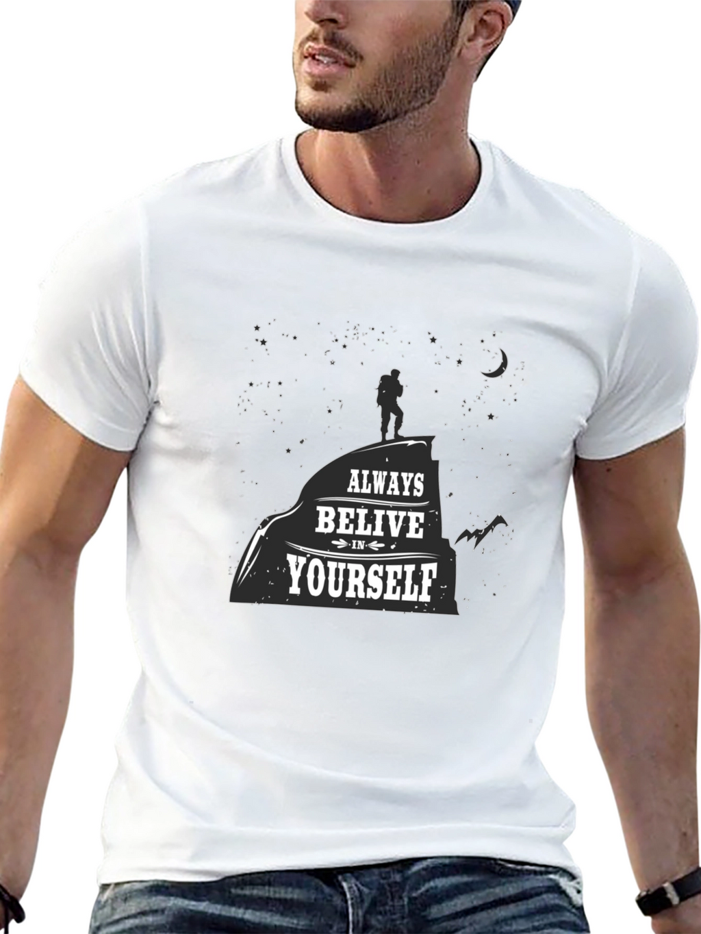 Always Believe Graphic Tee - Motivational T-Shirt