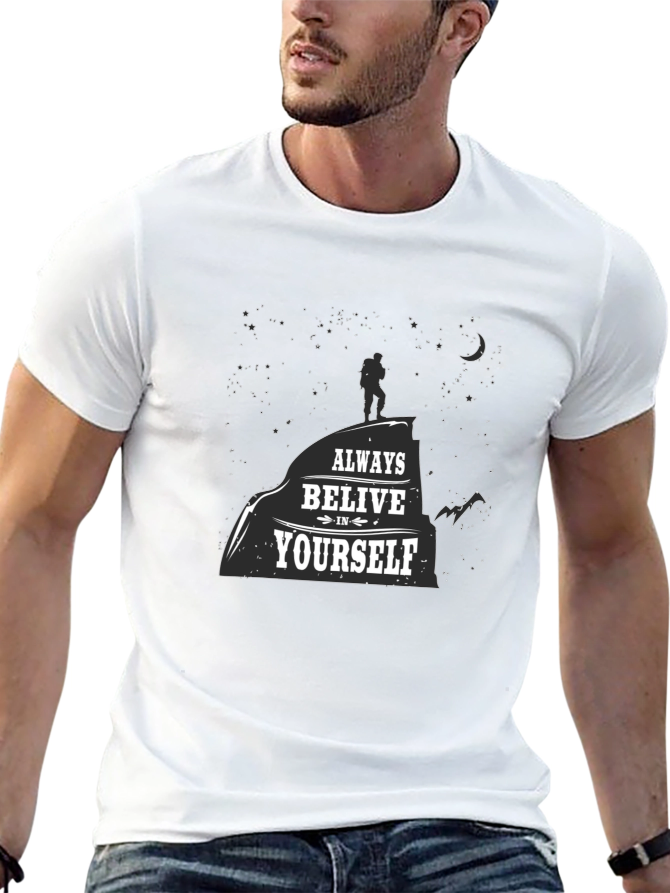 Always Believe Graphic Tee - Motivational T-Shirt