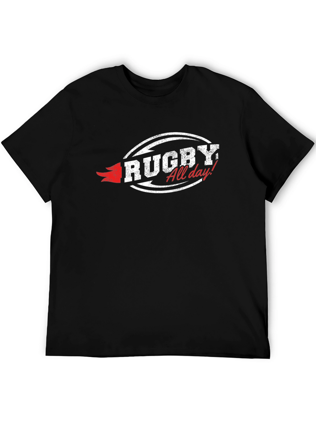 Rugby All Day! Graphic T-Shirt