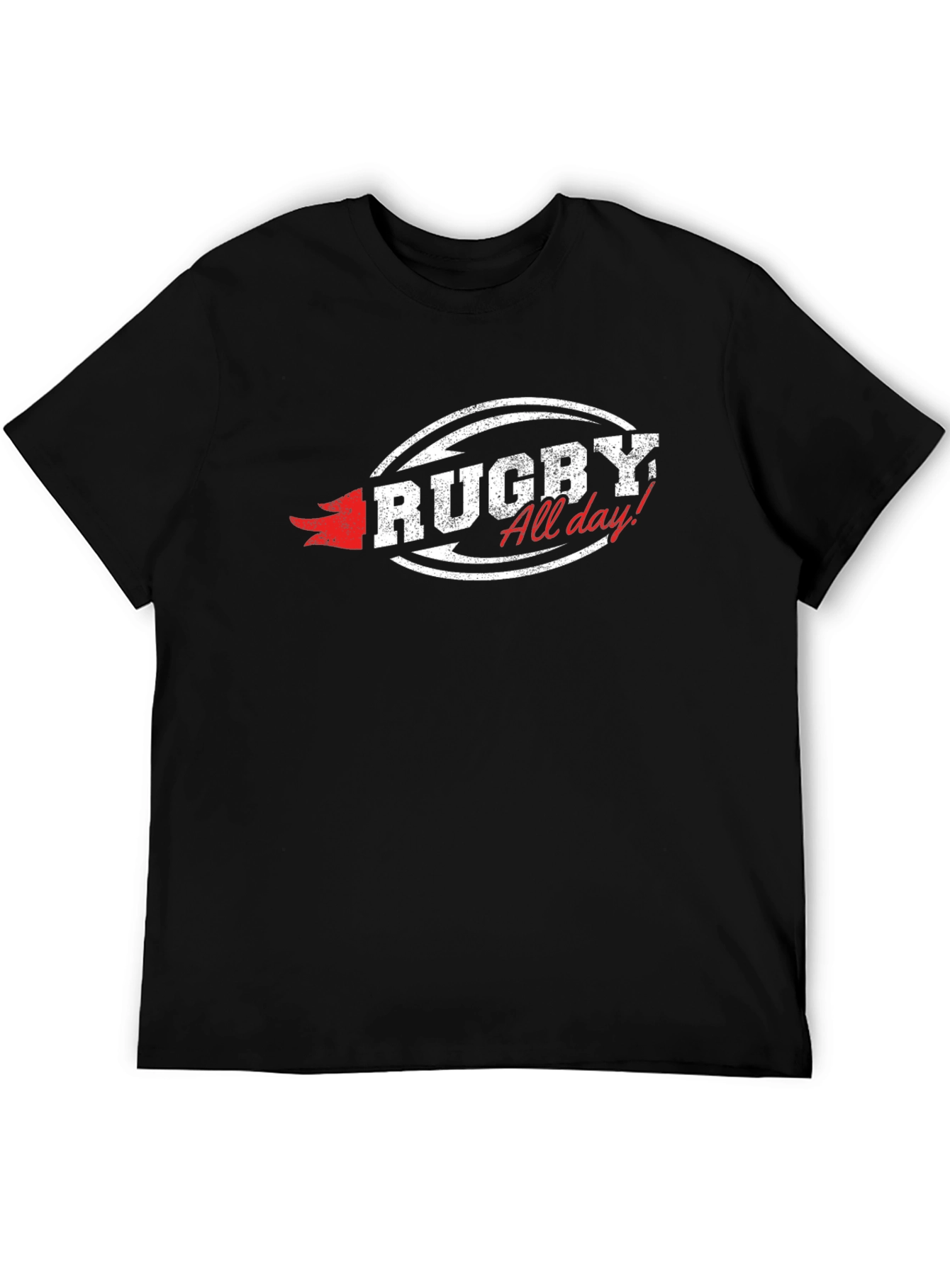 Rugby All Day! Graphic T-Shirt