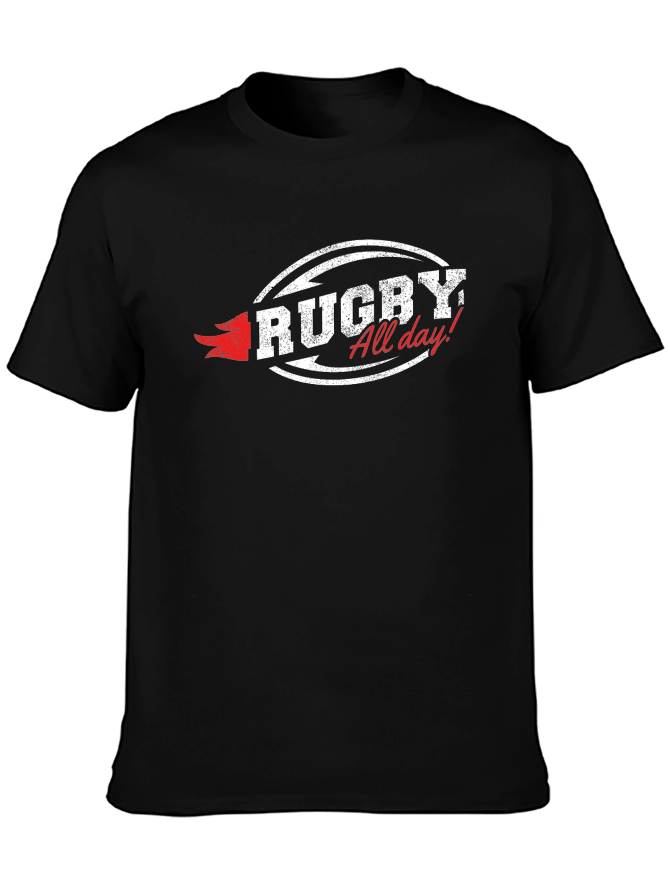 Rugby All Day! Graphic T-Shirt