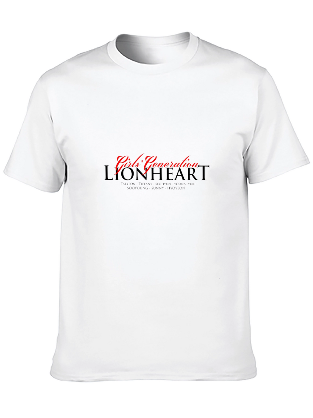 Girls Generation Lion Heart Black T-Shirt