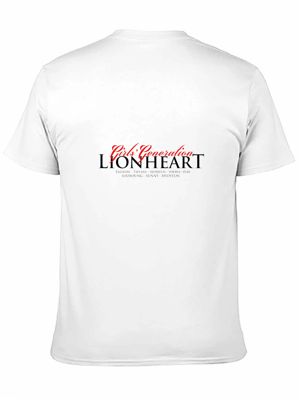 Girls Generation Lion Heart Black T-Shirt