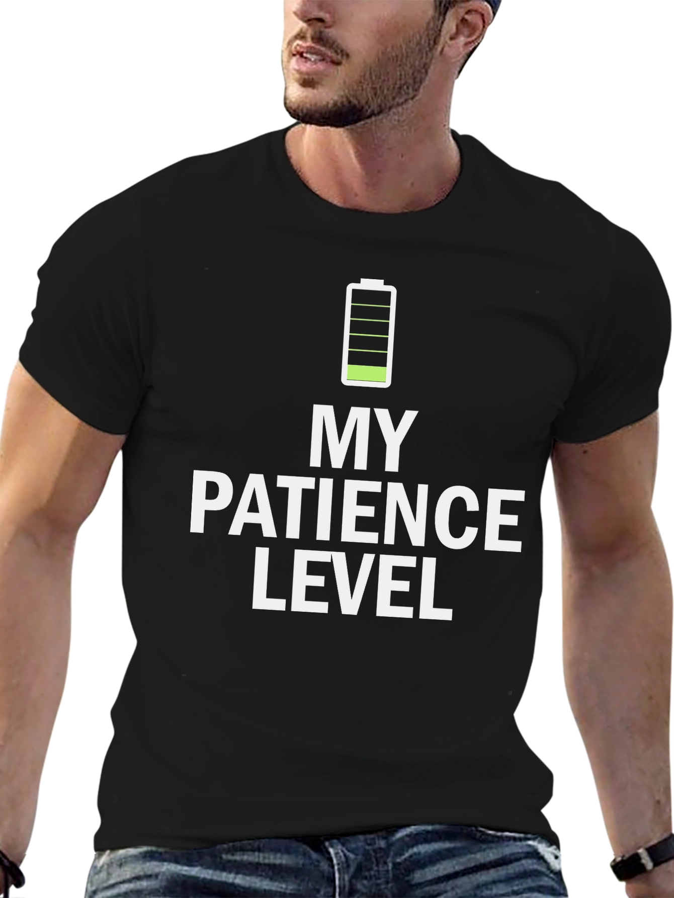My Patience Level Low Battery T-Shirt