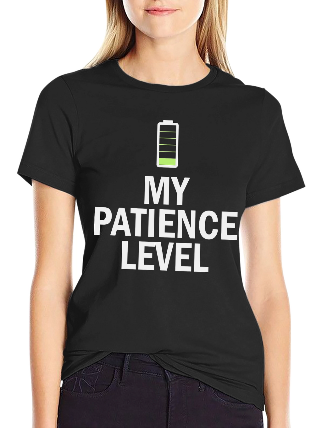 My Patience Level Low Battery T-Shirt