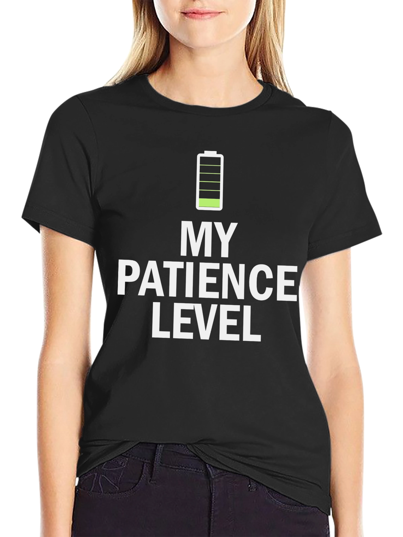 My Patience Level Low Battery T-Shirt