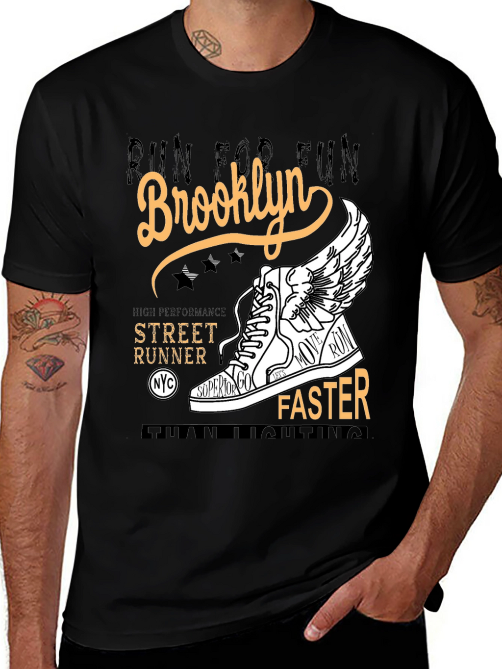 Brooklyn Street Runner Graphic Tee