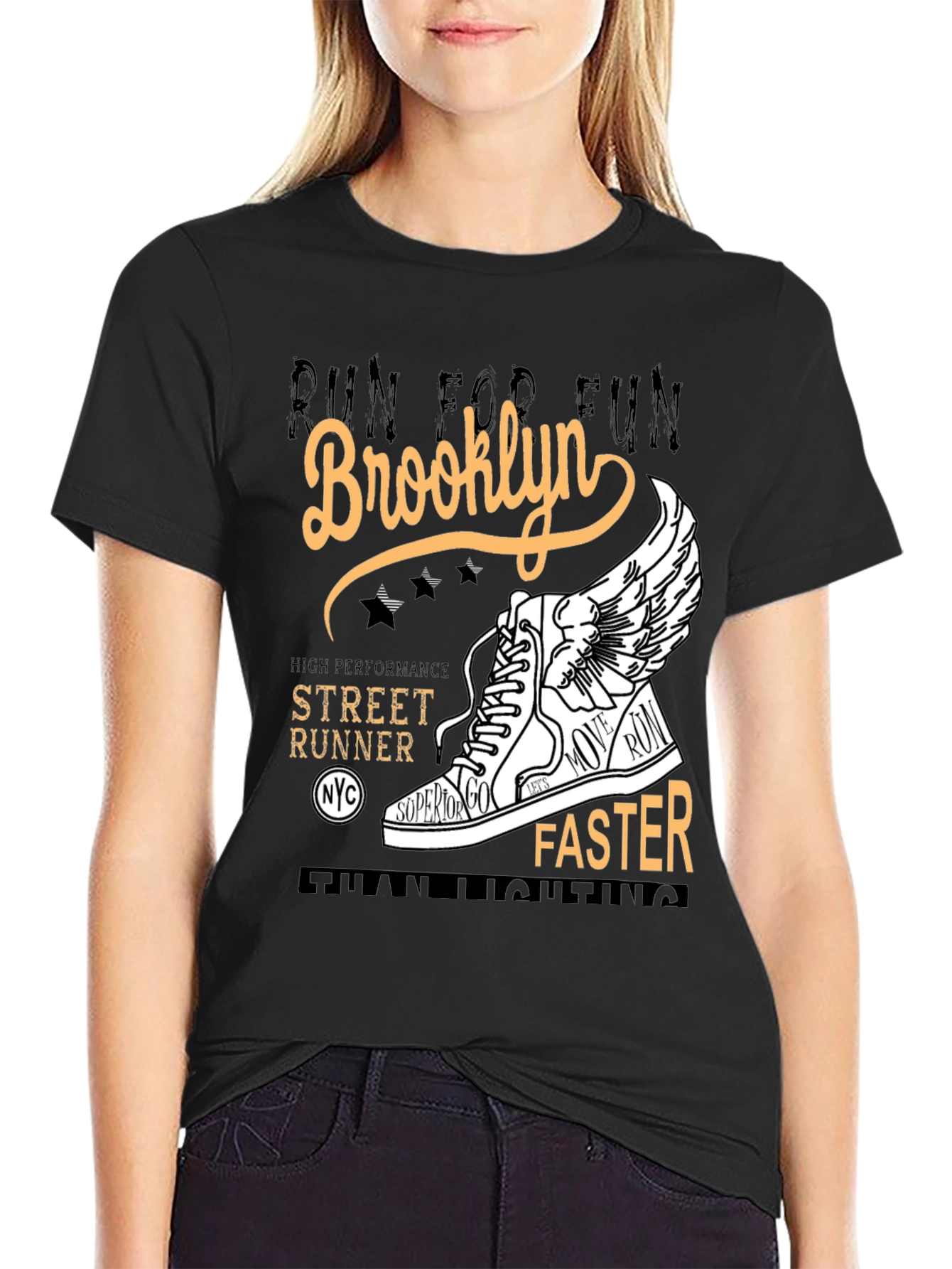 Brooklyn Street Runner Graphic Tee