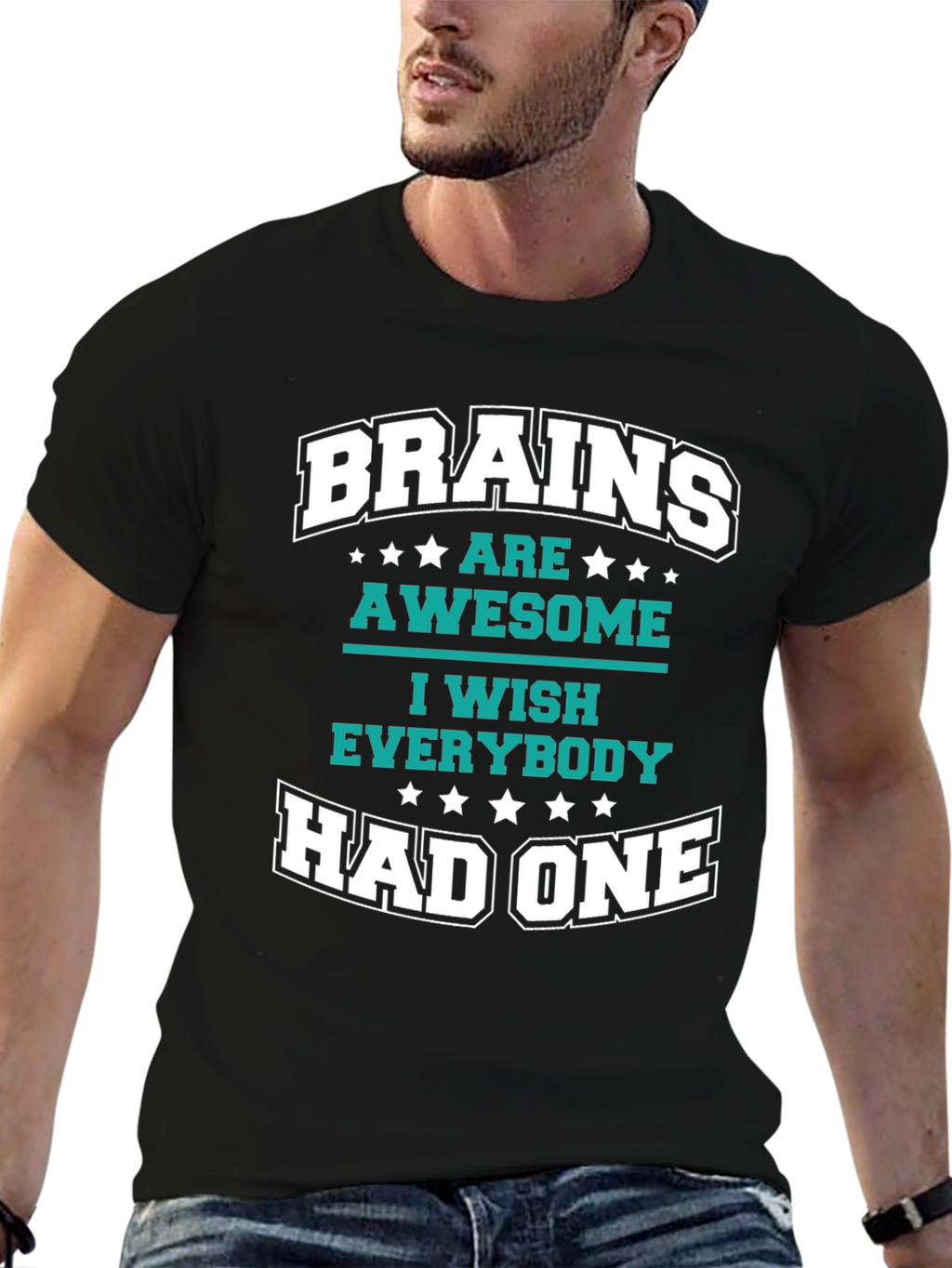 Brains Are Awesome Graphic T-Shirt