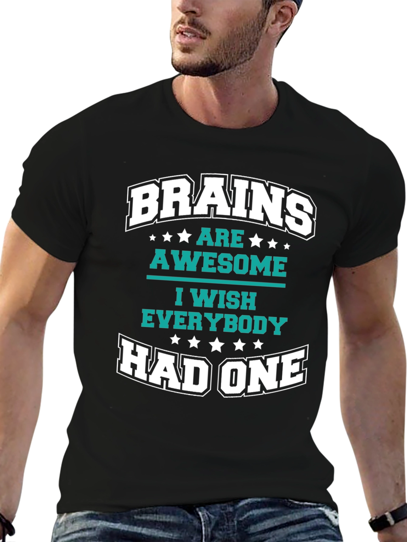 Brains Are Awesome Graphic T-Shirt