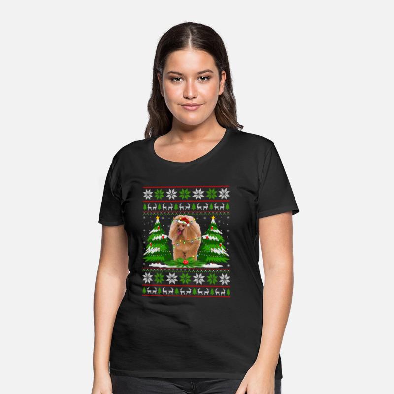 Toy Poodle Dog Christmas Tree Lights