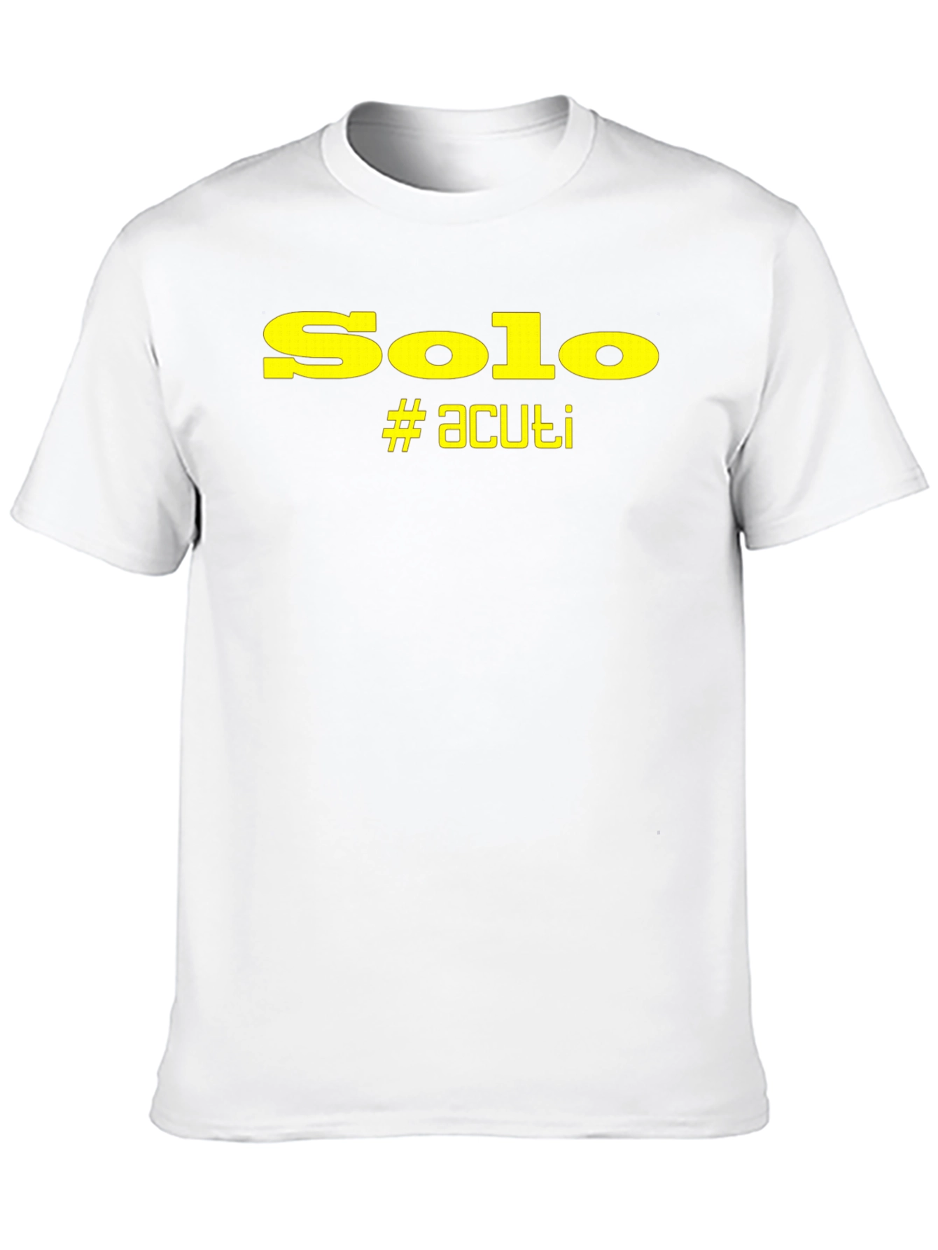 Solo #acuti Black Graphic T-Shirt