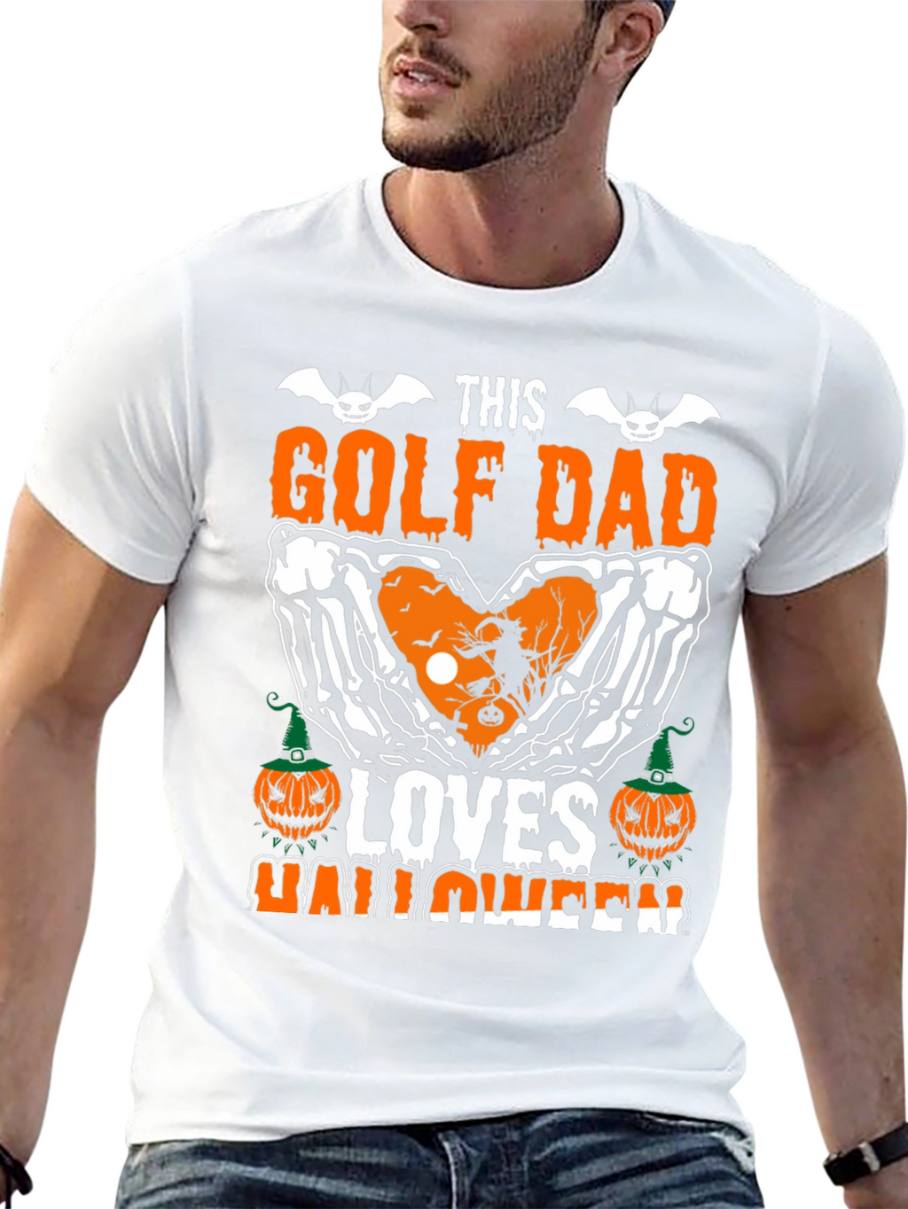 Halloween Golf Dad T-Shirt