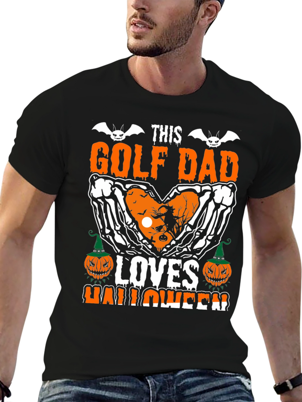 Halloween Golf Dad T-Shirt