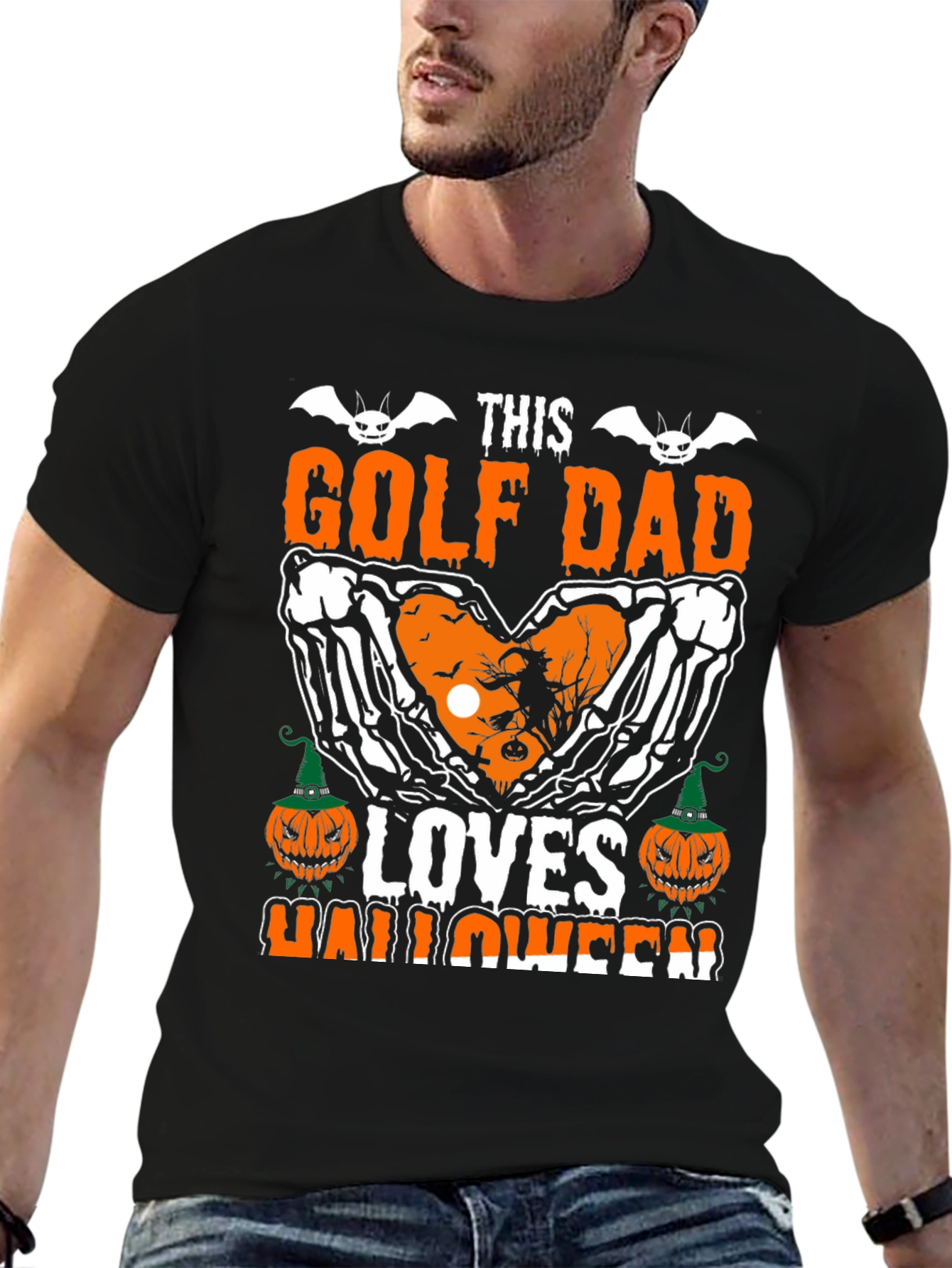 Halloween Golf Dad T-Shirt