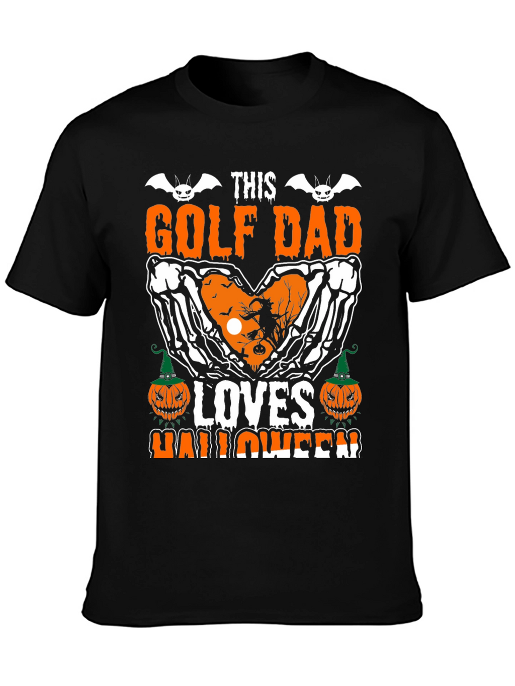 Halloween Golf Dad T-Shirt