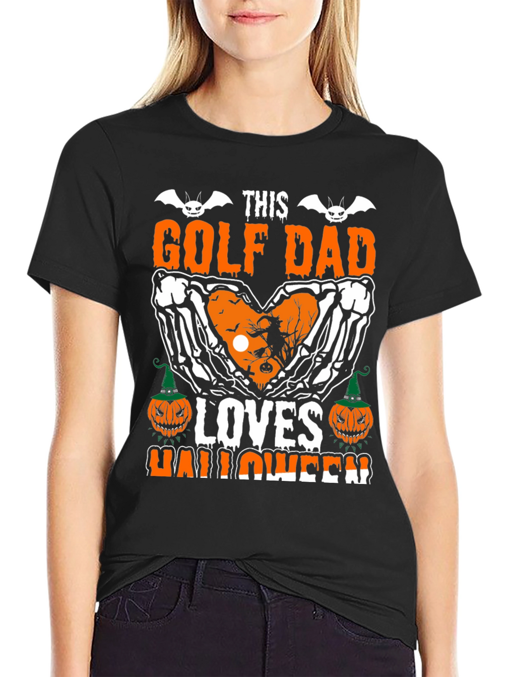 Halloween Golf Dad T-Shirt