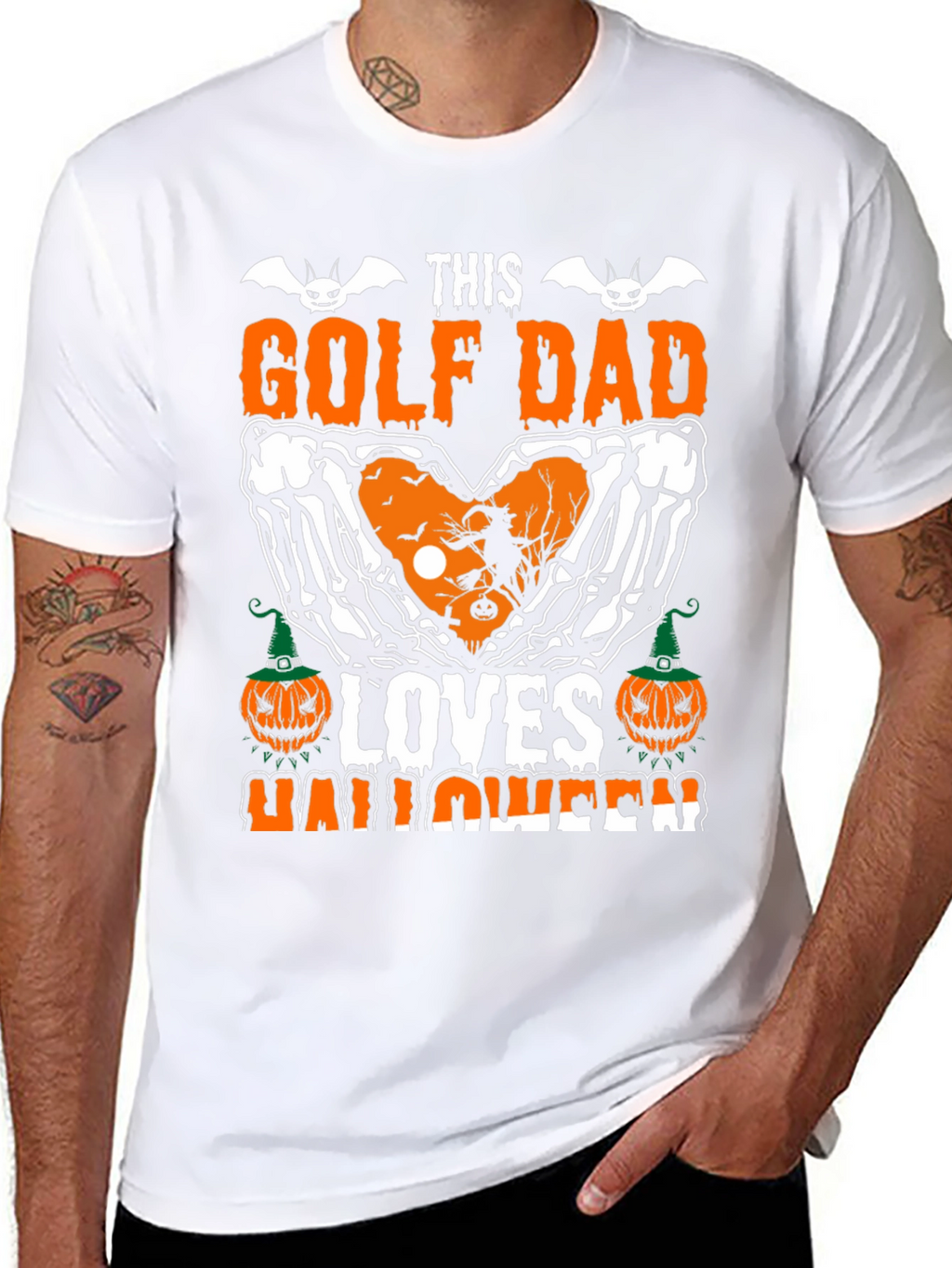 Halloween Golf Dad T-Shirt