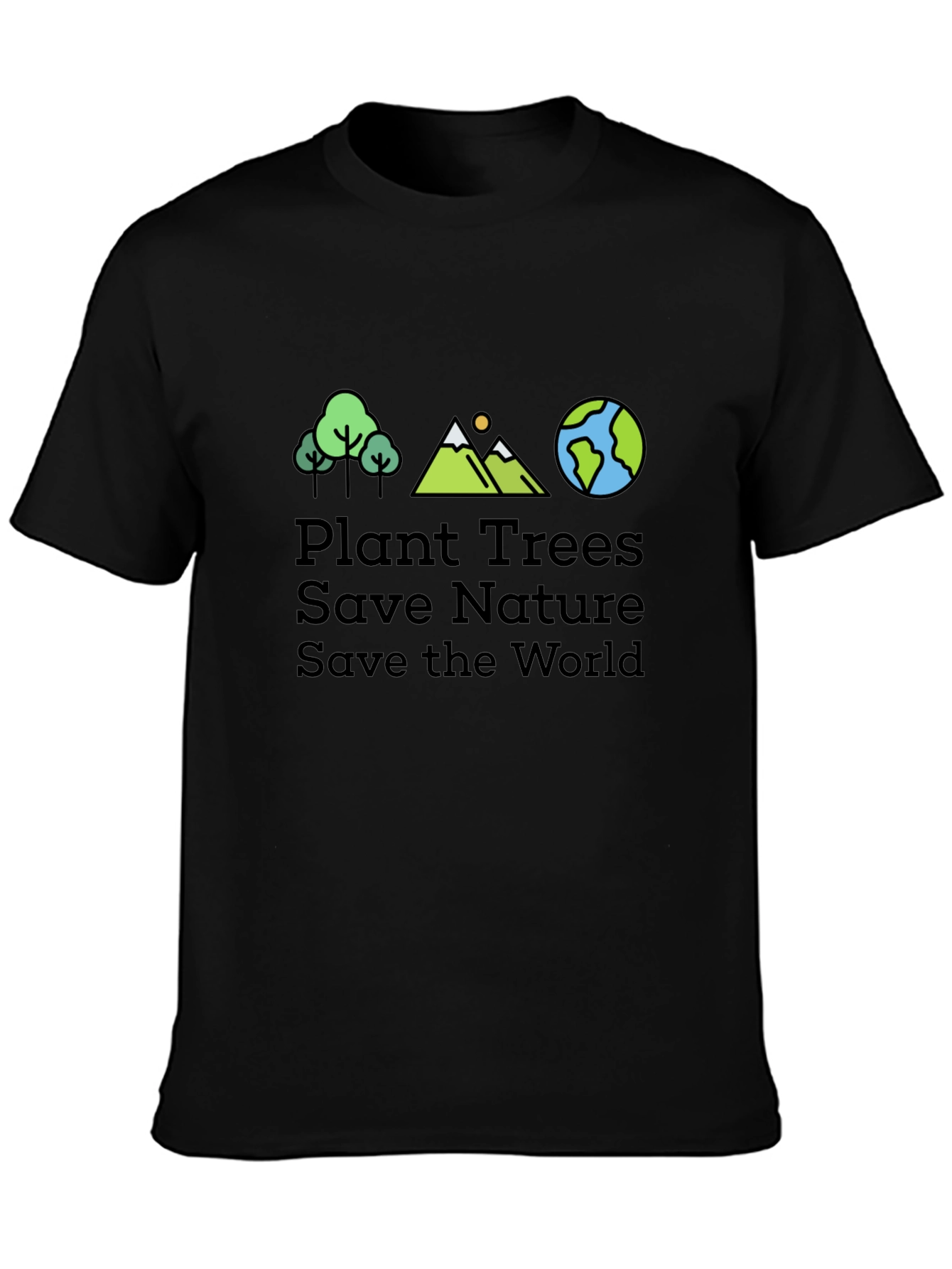 Eco-Friendly Plant Trees Graphic Tee