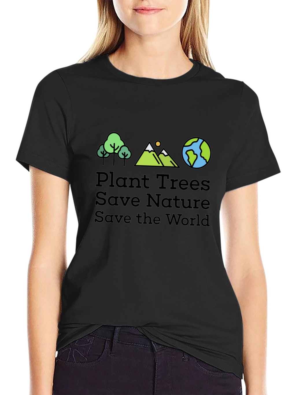 Eco-Friendly Plant Trees Graphic Tee