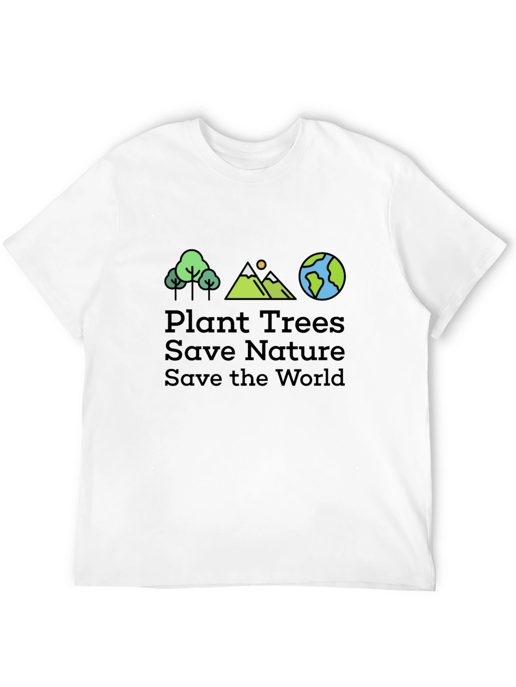 Eco-Friendly Plant Trees Graphic Tee