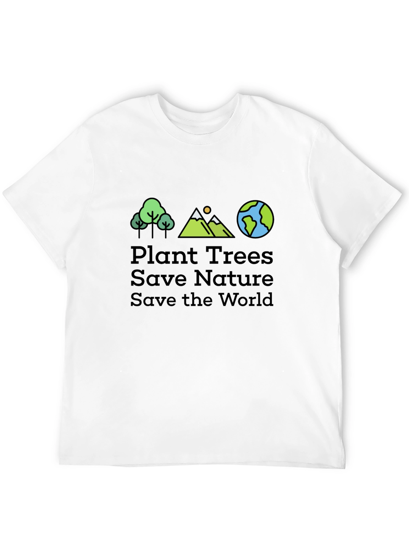 Eco-Friendly Plant Trees Graphic Tee