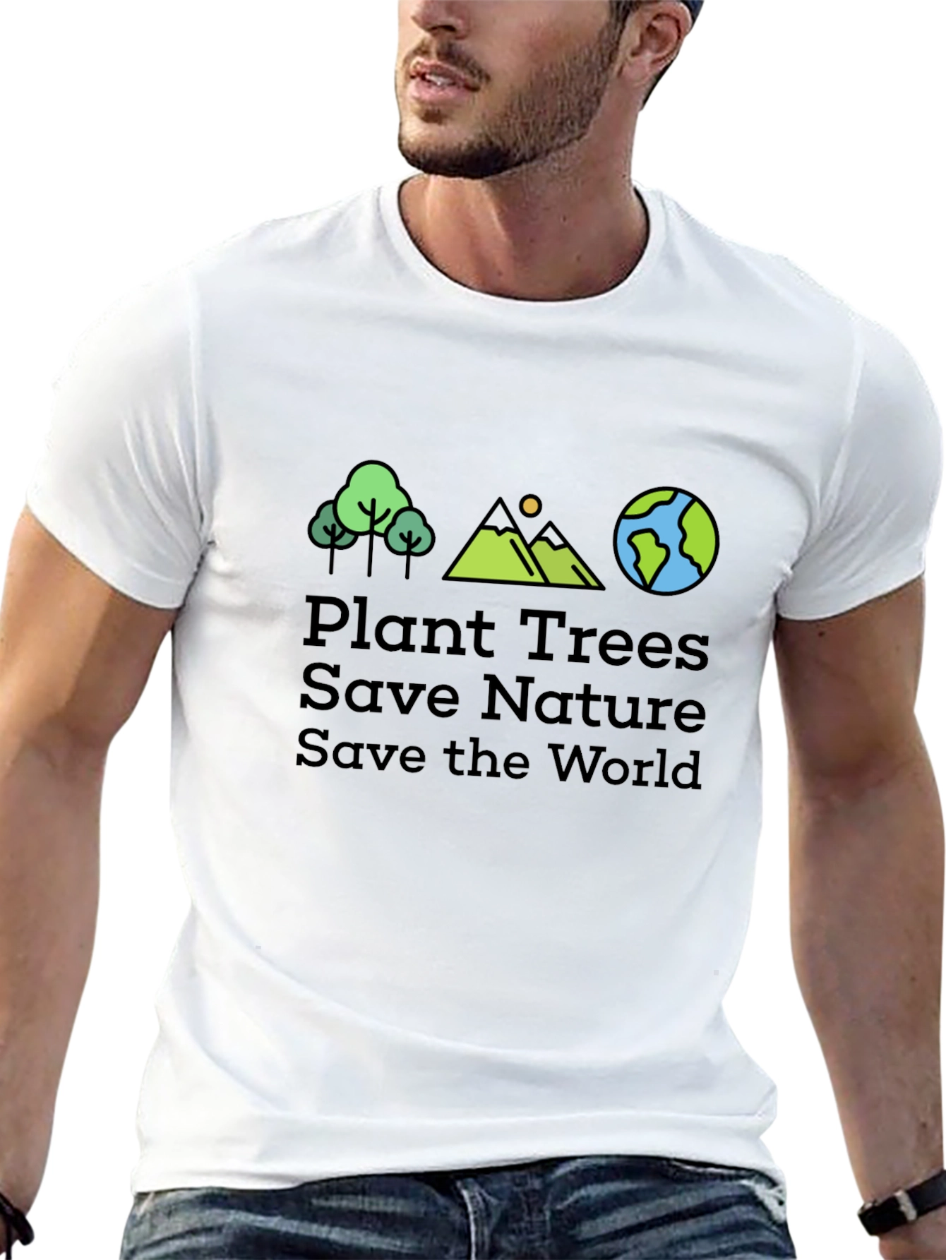 Eco-Friendly Plant Trees Graphic Tee