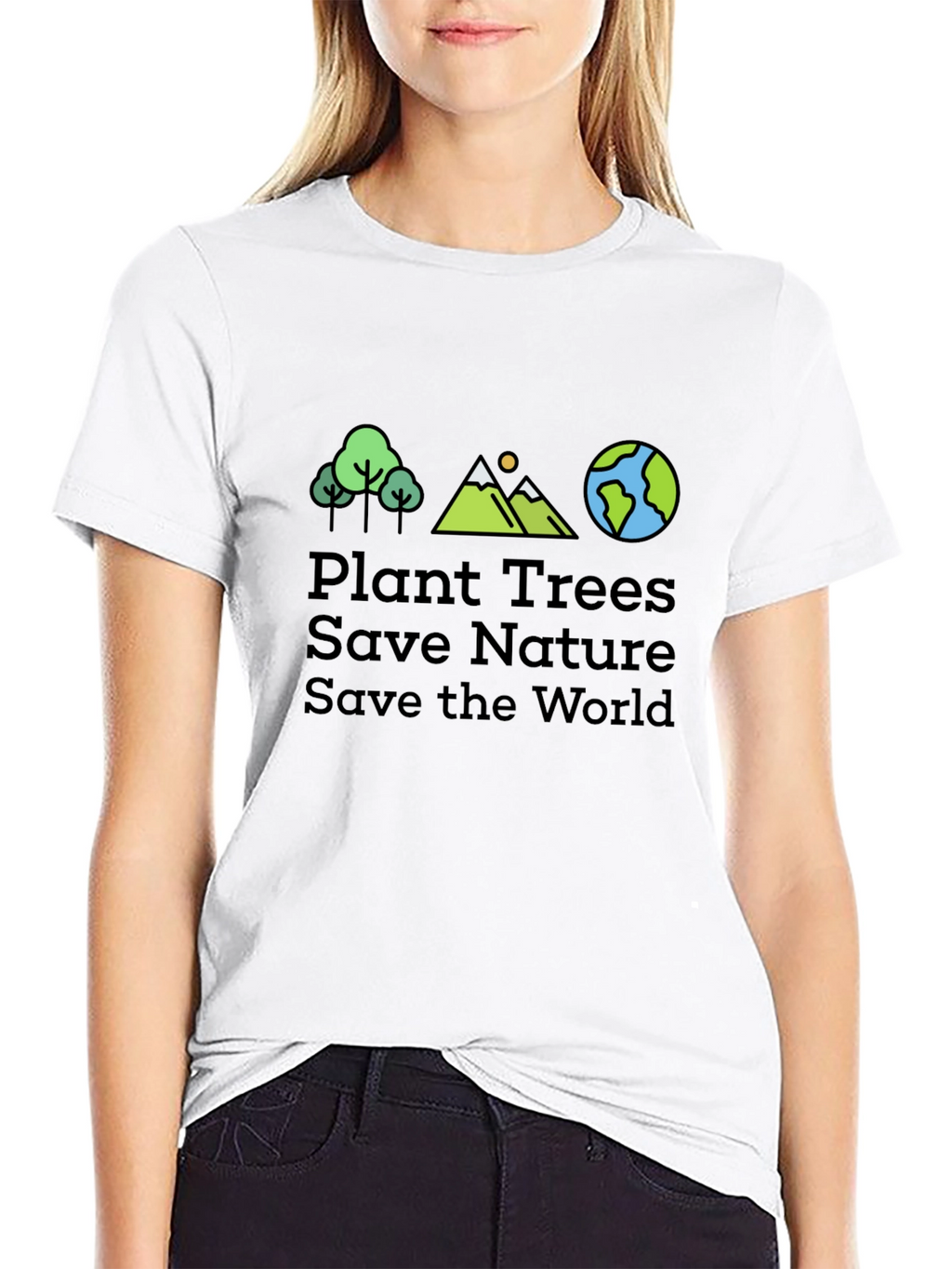 Eco-Friendly Plant Trees Graphic Tee