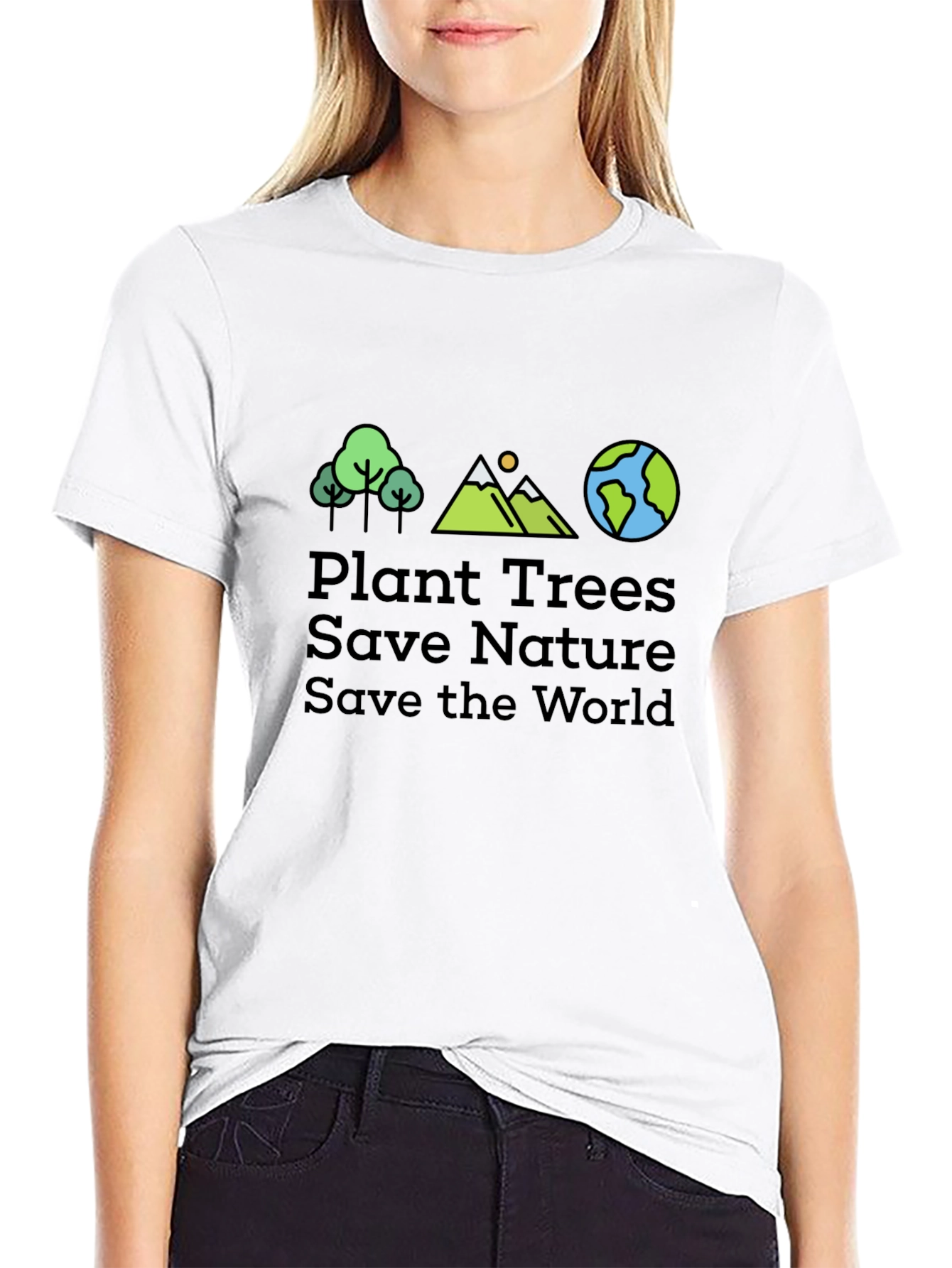 Eco-Friendly Plant Trees Graphic Tee