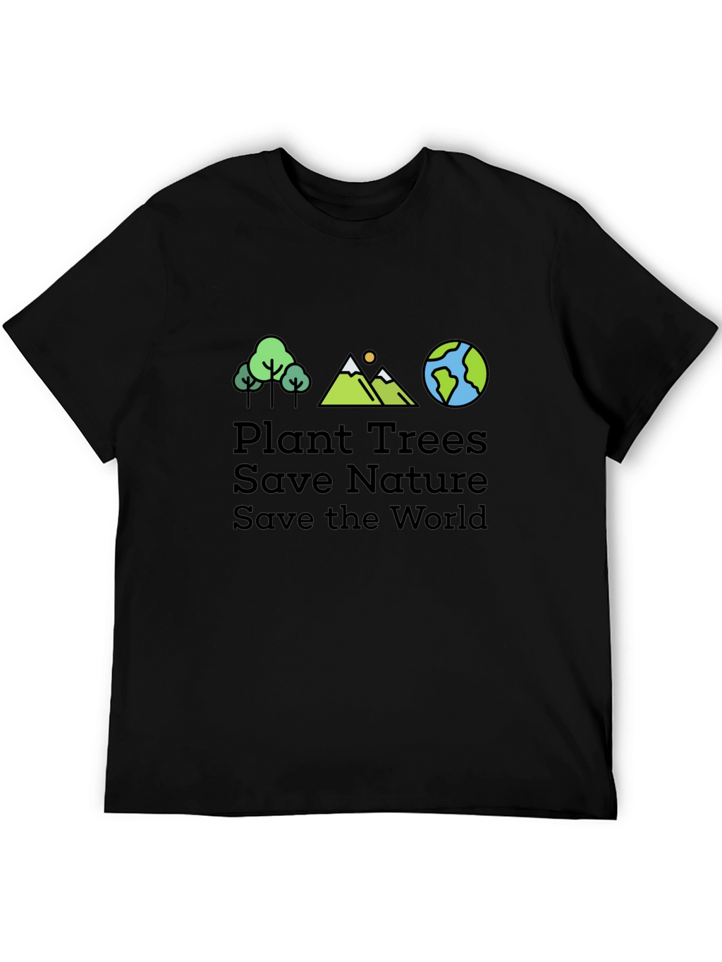Eco-Friendly Plant Trees Graphic Tee