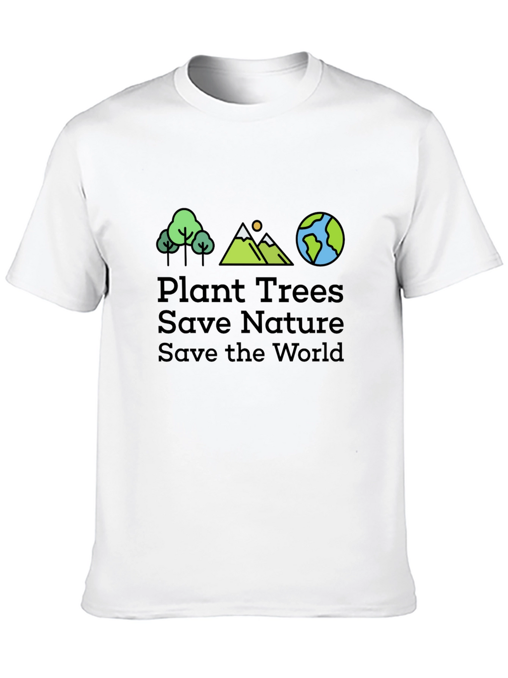 Eco-Friendly Plant Trees Graphic Tee