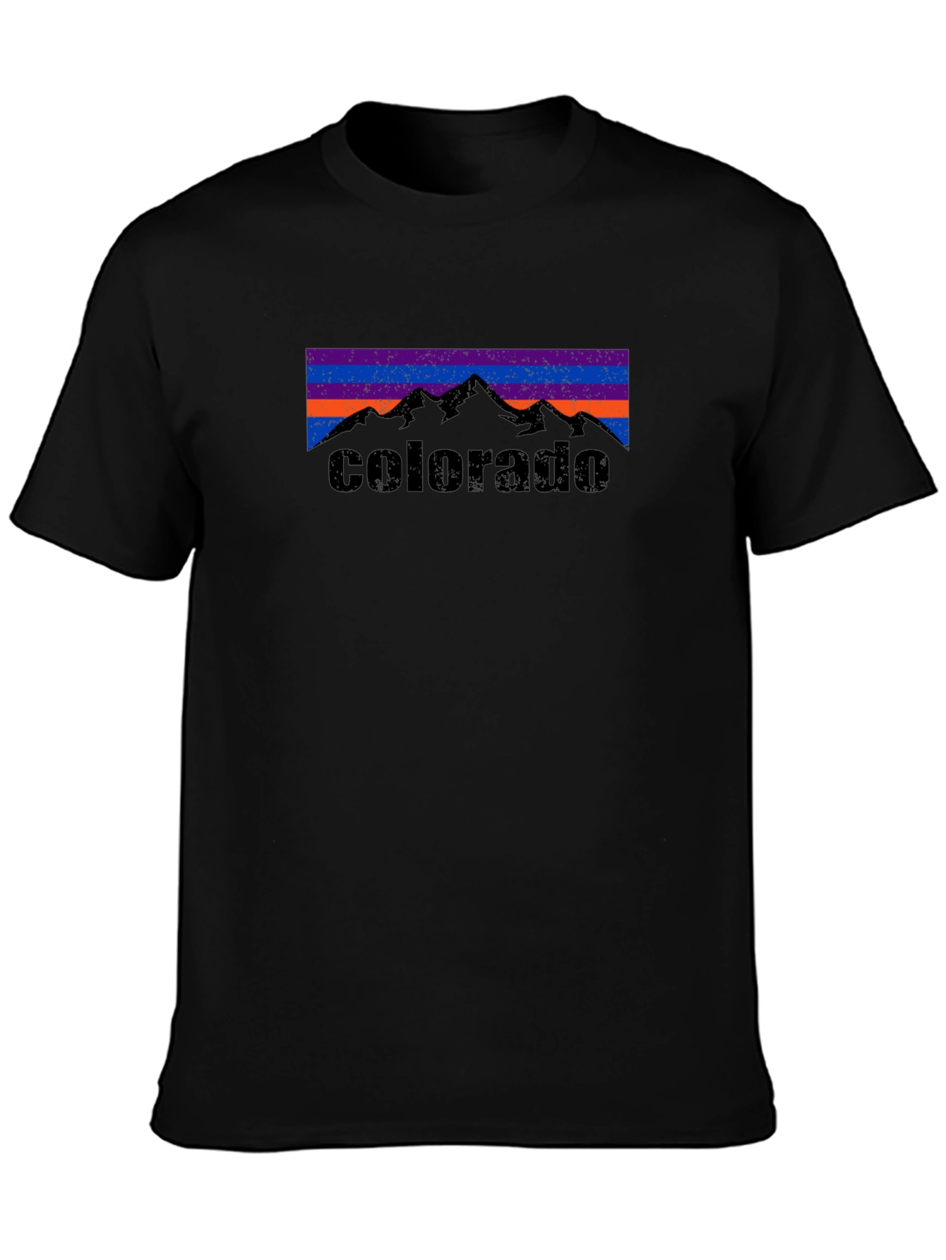 Colorado Mountain Graphic Tee - Retro Style