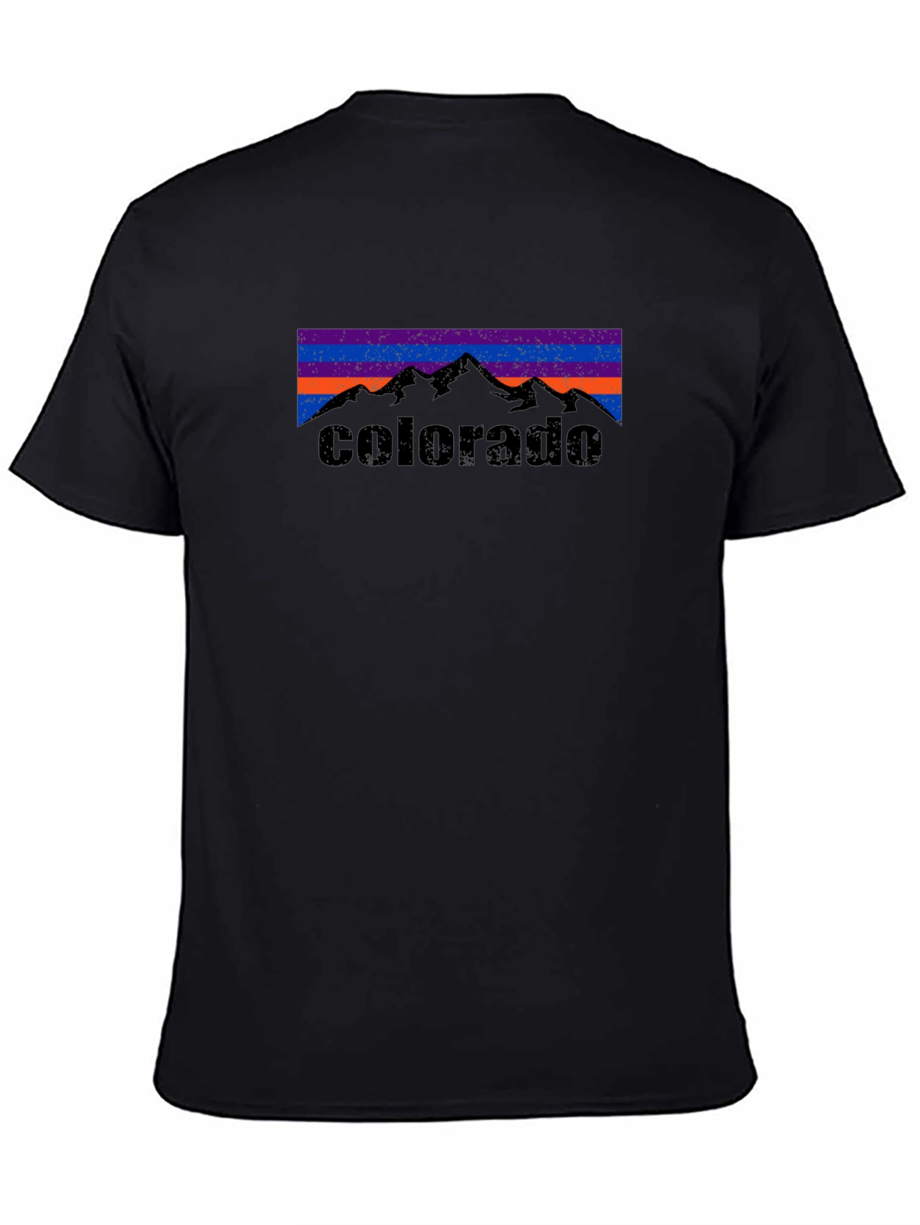 Colorado Mountain Graphic Tee - Retro Style