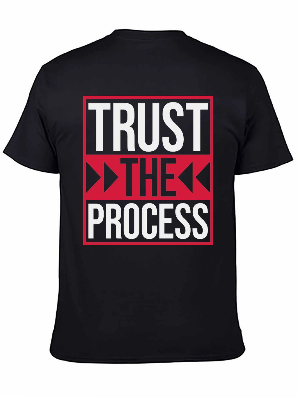 Trust the Process Black Graphic Tee