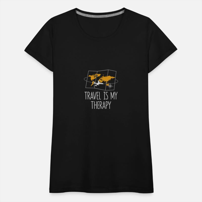 Travel Is My Therapy Traveler Vacation Exploration