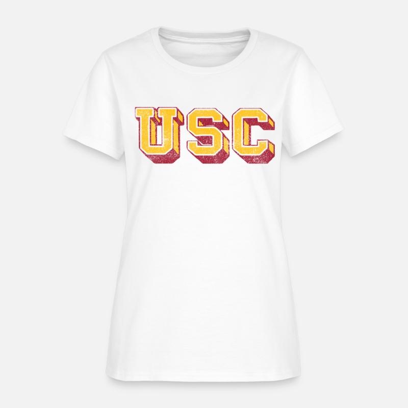 Trojans Vintage Block Logo Black Officially