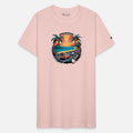 Tropical Sunset Drive - Cars on a Beach Road