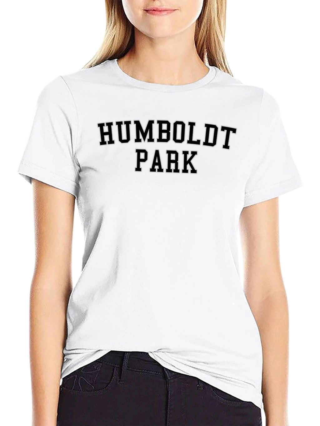 Humboldt Park Graphic Tee - Black Cotton T-Shirt