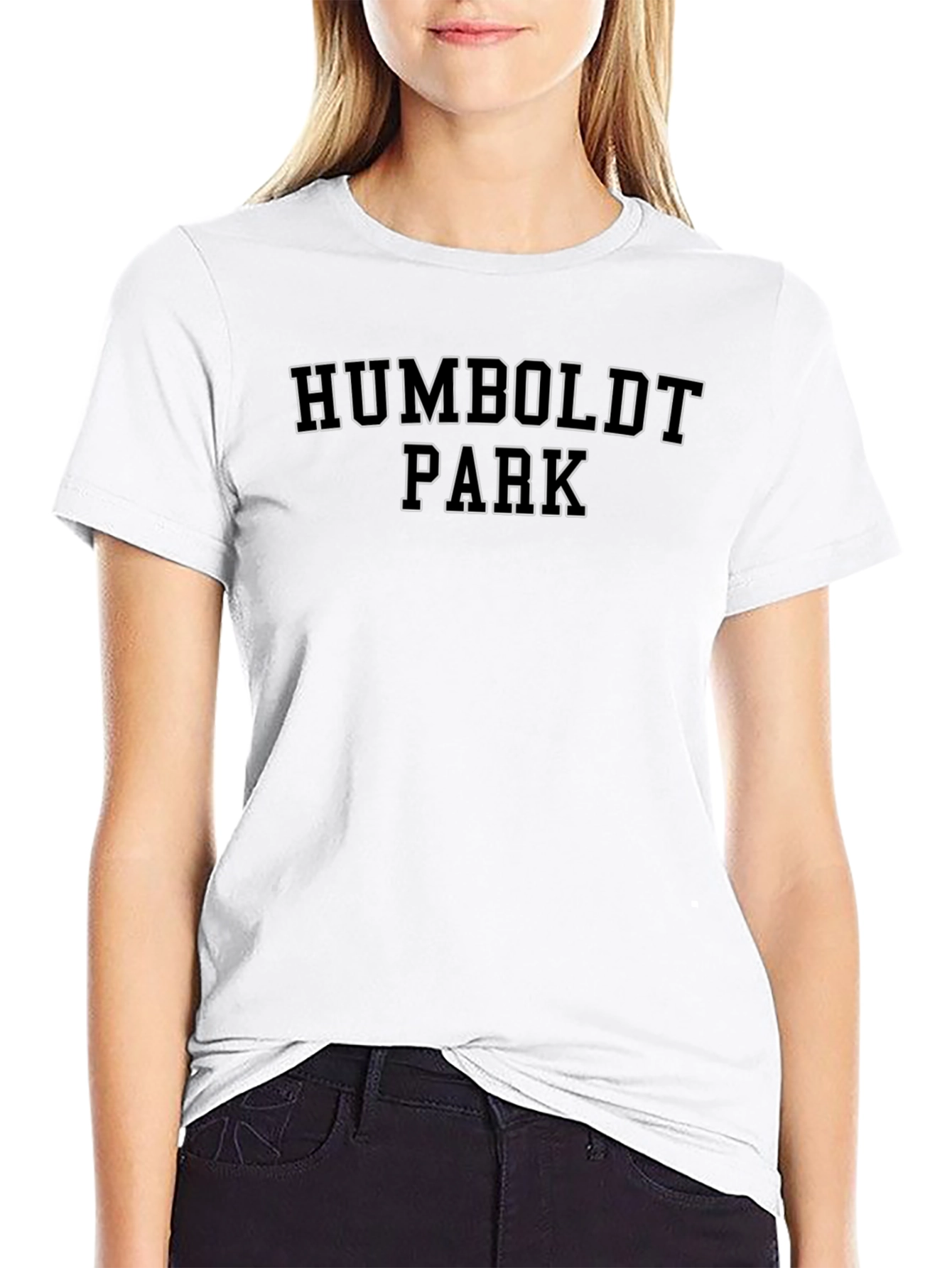 Humboldt Park Graphic Tee - Black Cotton T-Shirt