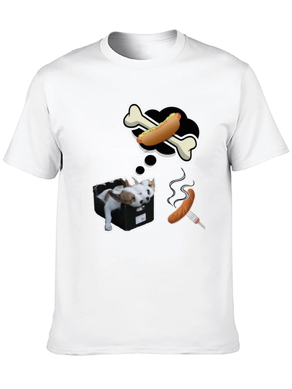 Dog Dreams T-Shirt - Funny Graphic Tee