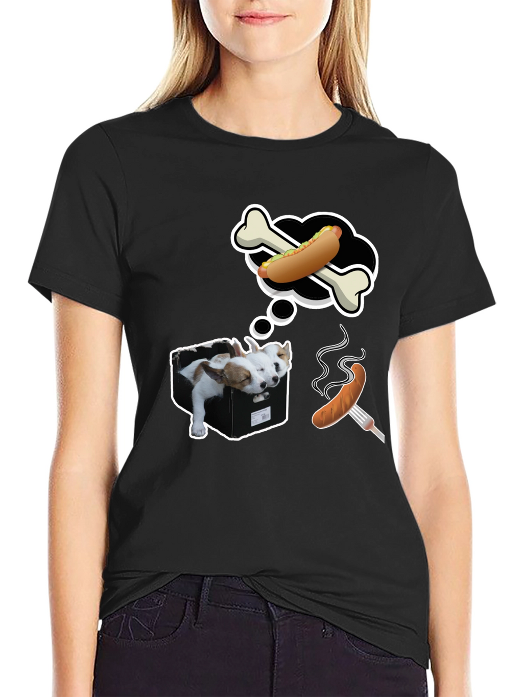 Dog Dreams T-Shirt - Funny Graphic Tee