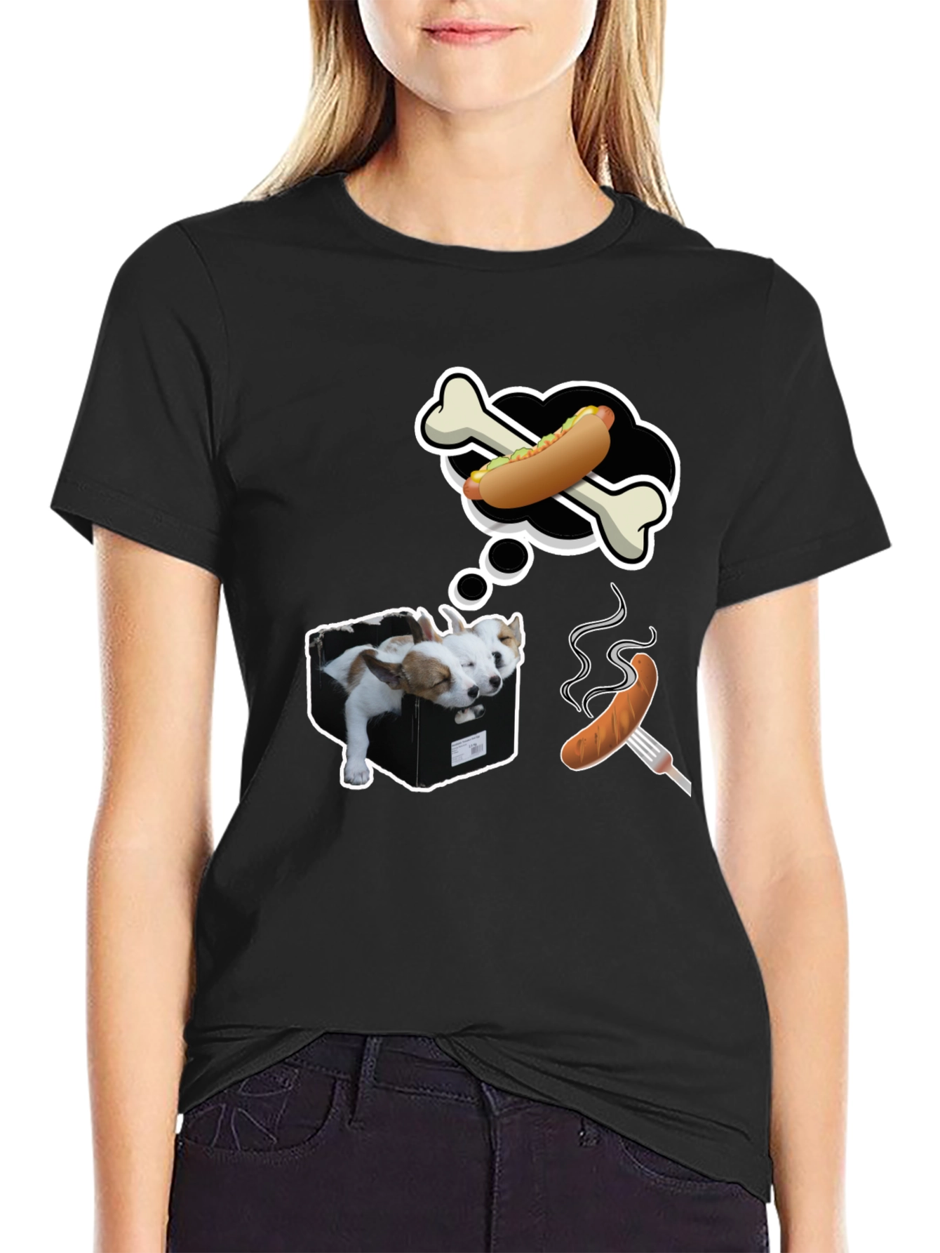 Dog Dreams T-Shirt - Funny Graphic Tee