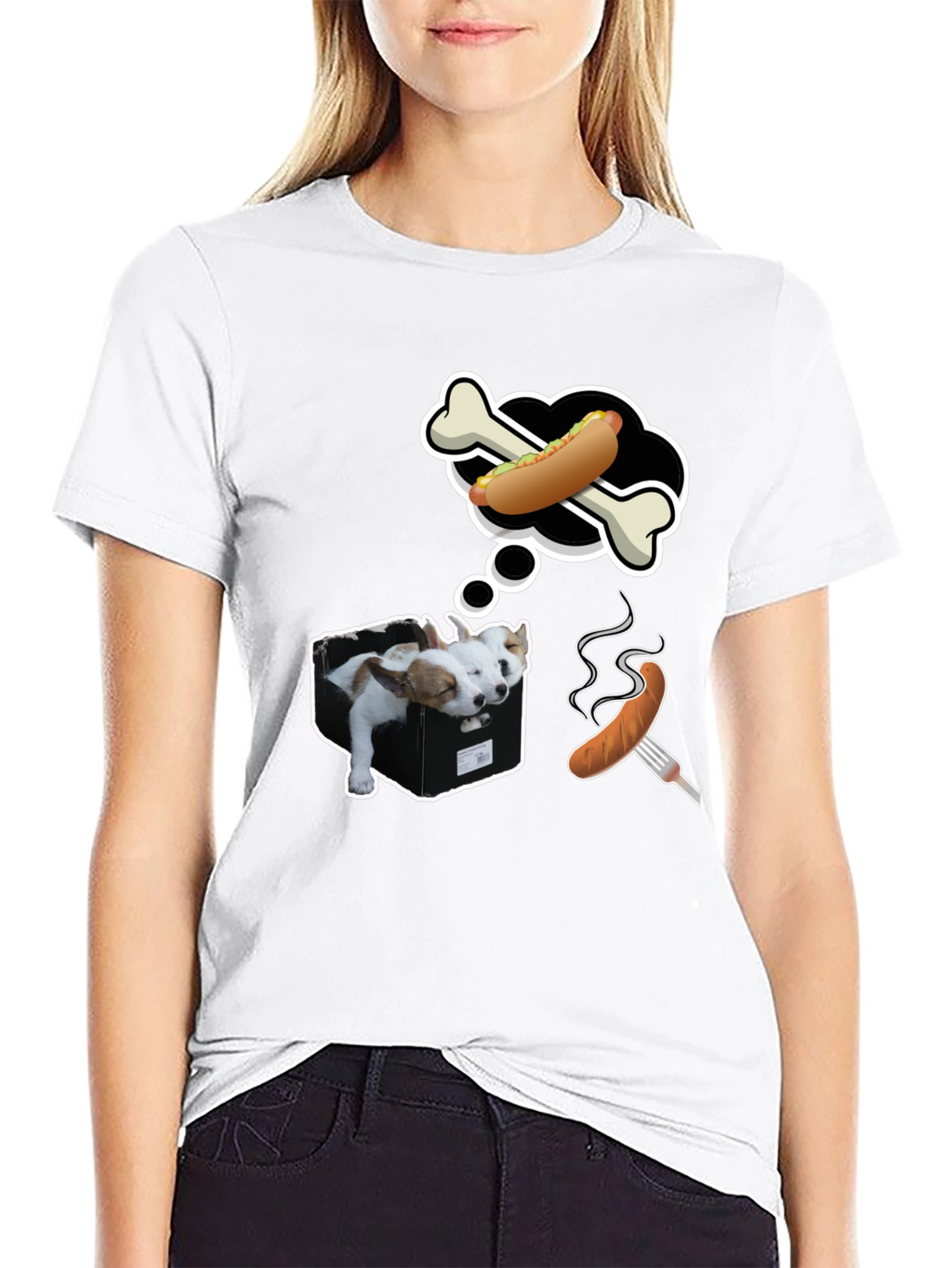Dog Dreams T-Shirt - Funny Graphic Tee