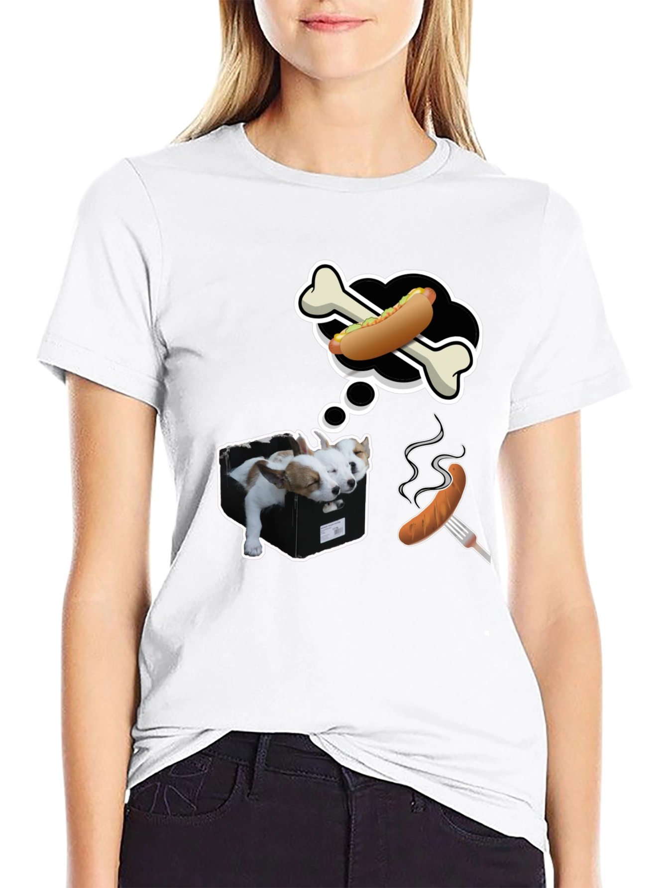 Dog Dreams T-Shirt - Funny Graphic Tee