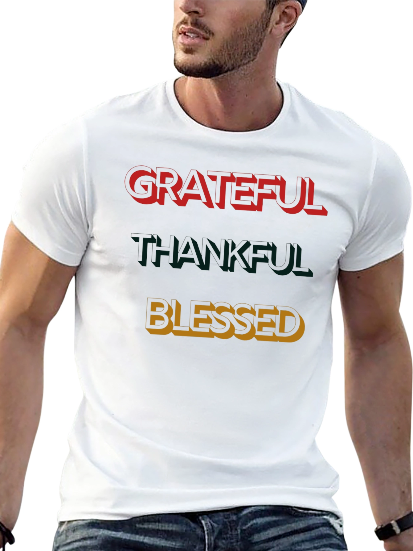 Grateful Thankful Blessed T-Shirt