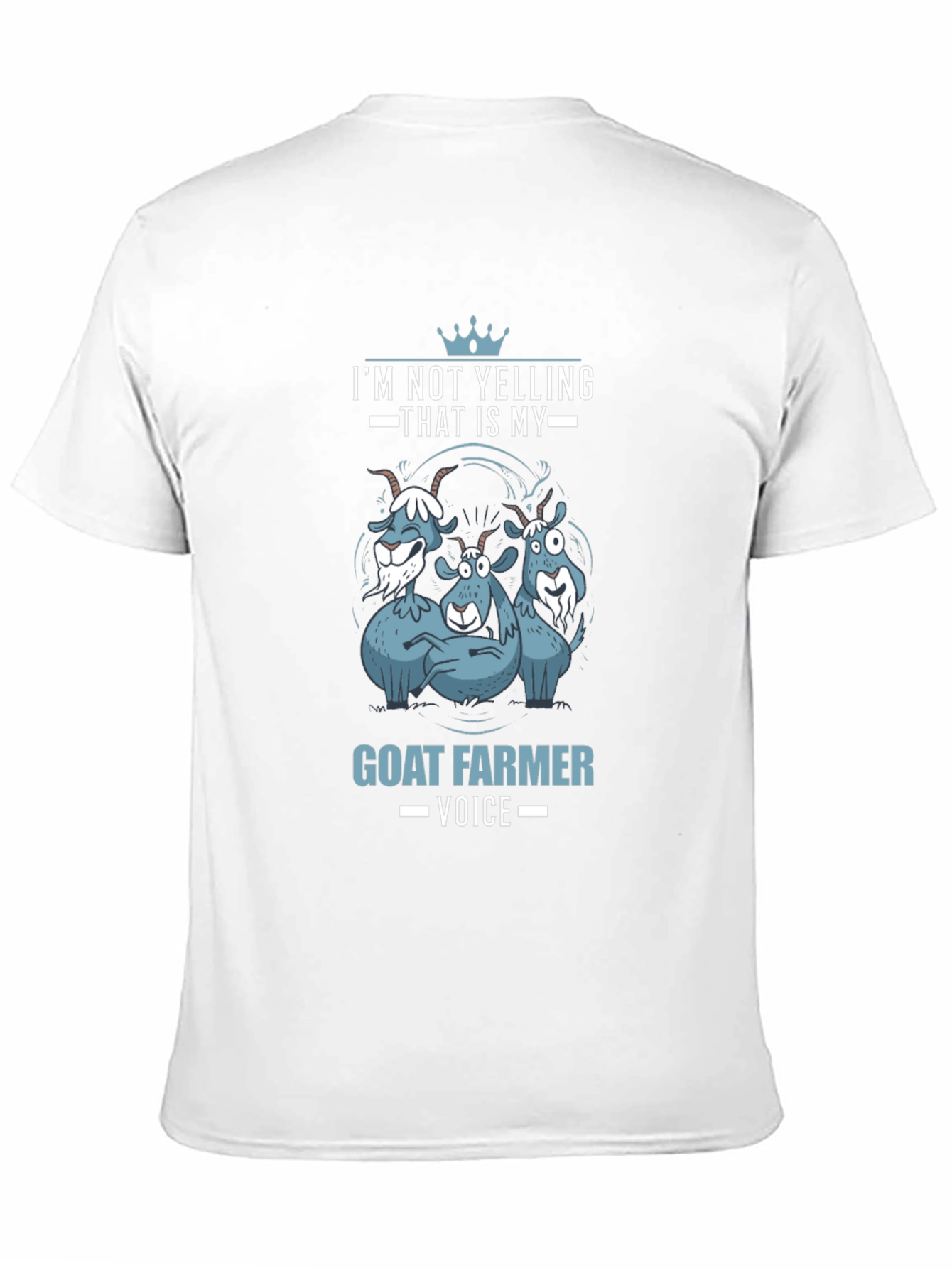 Goat Farmer Voice T-Shirt - Funny Animal Tee