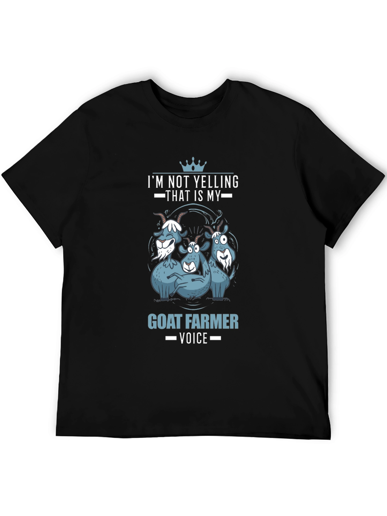 Goat Farmer Voice T-Shirt - Funny Animal Tee