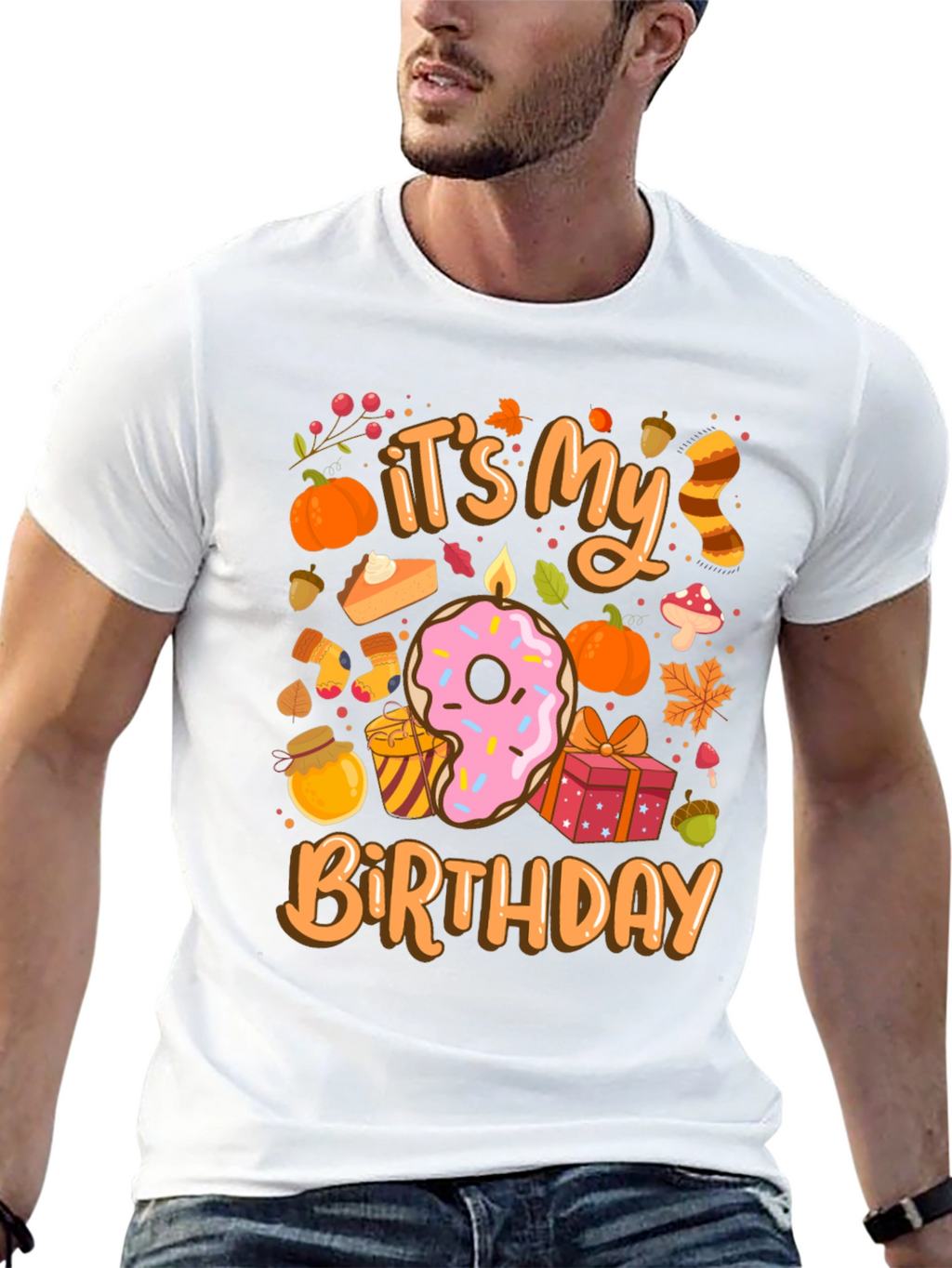 Its My Birthday Fall Themed T-Shirt
